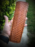 Custom Order Leather Show Stick Wrap
