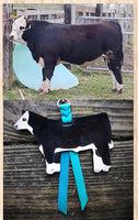 Custom Order Livestock Show Steer Key Chain