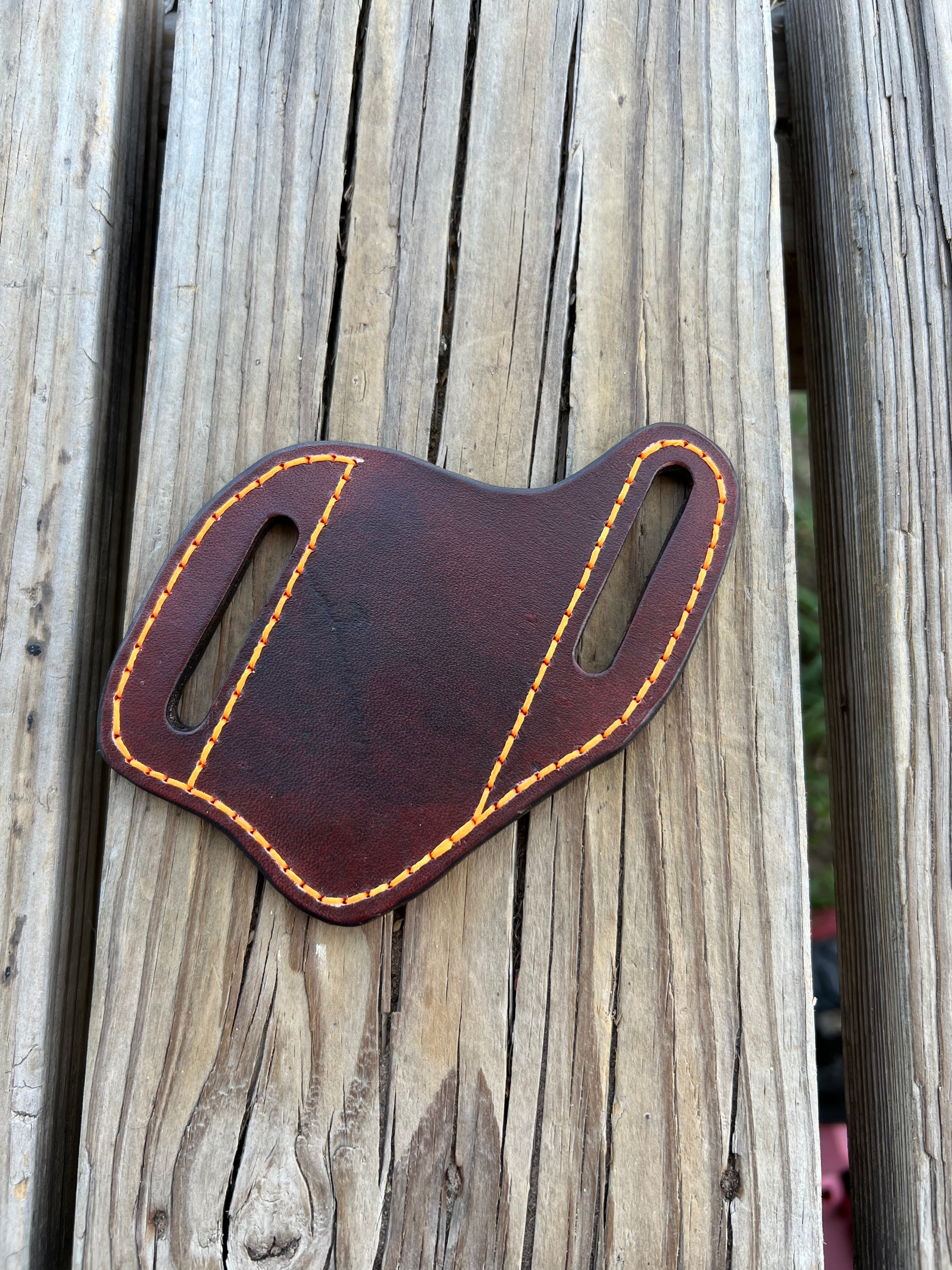 Western Rose Pocket Knife Sheath - Revivall Clothing