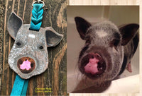 Custom Order Pudgy Pig Face Key Chain