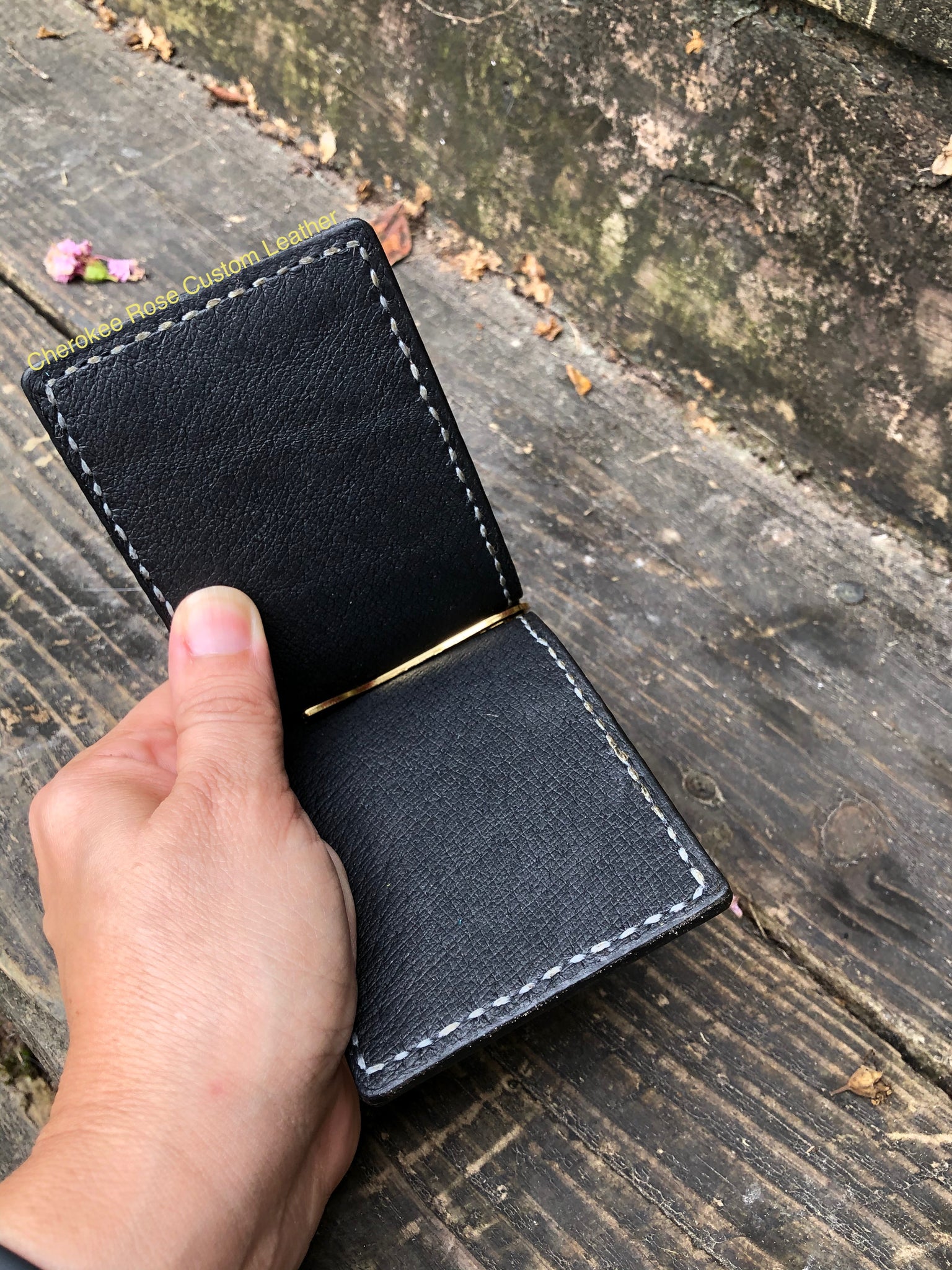 4 Aces Slate Gray Money Clip Wallet