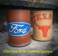 Custom Order Leather Can Wrap