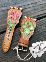 Custom Order~ Scalloped Style Leather Watchband