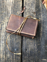 Custom Order ~ Oil Tanned Men's Trifold Leather Wallet