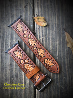 Custom Order Straight Band Leather iWatch Strap