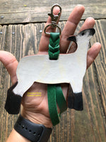 Hand Painted Show Lamb Key Chain