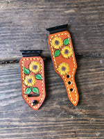 38/40mm Stamped and Painted Sunflowers iWatch Band