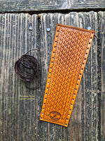 Custom Order~ Woven Basketweave Leather Show Stick Wrap