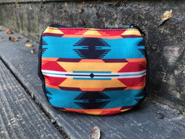 4" x 5" Southwest Zippered Coin Pouch Pattern #11